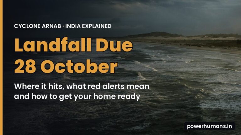 Cyclone Arnab Landfall on 28 October: Where It Will Hit, What Red Alerts Mean and How to Prepare