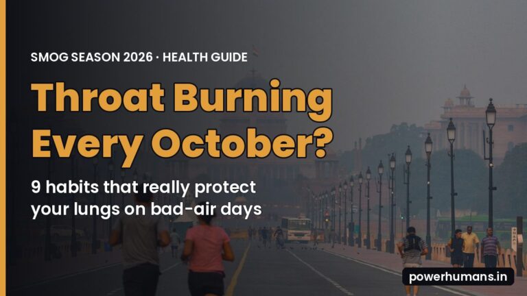 Why Your Throat Burns Every October: 9 Smog-Season Habits That Actually Protect Your Lungs